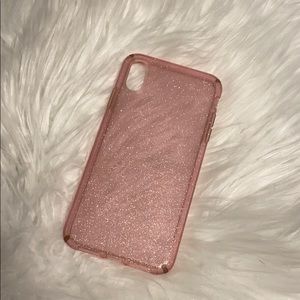 iPhone XS Max Pink Speck glitter case